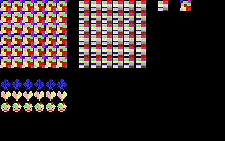 Muster mit bis zu 15 Farben atari screenshot